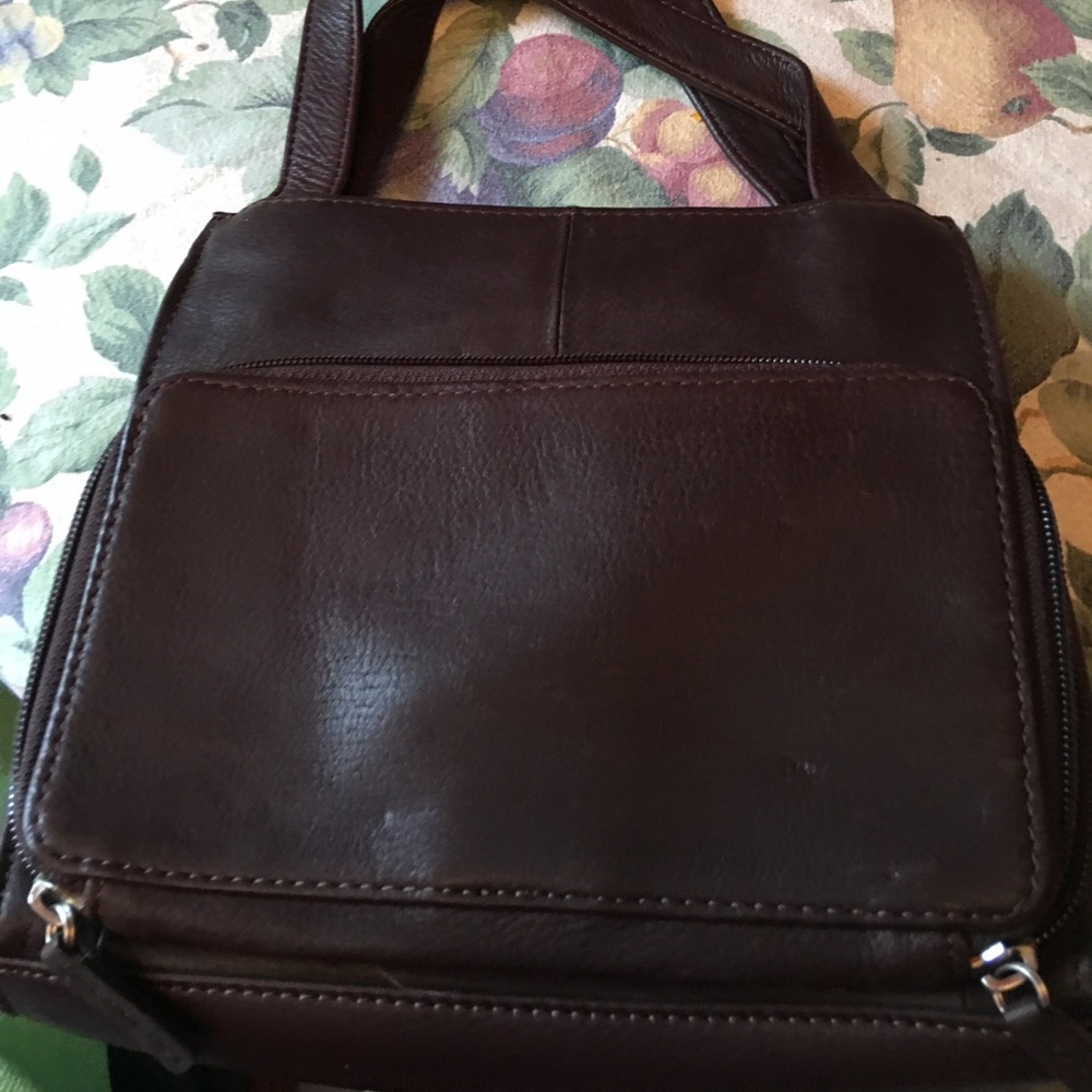Fossil leather bag